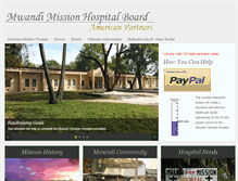Tablet Screenshot of mwandimission.org